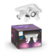 Plafonnier 4 spots Philips Hue Argenta 4x 5,7W blanc