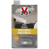V33 tint meubel deco zijdeglans midden eik 500 ml