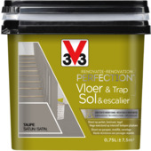 V33 Renovatieverf Protection Vloer & Trap taupe 750 ml