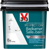 V33 Renovatieverf Protection Badkamer wit 750 ml
