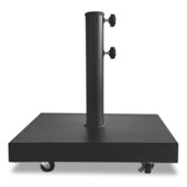 Parasolvoet 25 kg 45 x 45 cm zwart