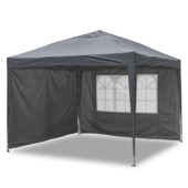 Handson zijwanden voor One Touch partytent antraciet 2,95x2,95 m 2 stuks