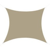 Handson schaduwdoek vierkant beige 3,6 m waterafstotend