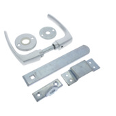 HANDSON Tuinpoortsluiting poortslot met kruk Verzinkt