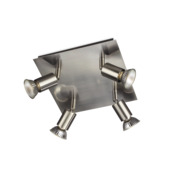 Philips Carrea plafondlamp mat chroom