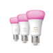 Philips Hue white and colour ambiance 3-pack E27 6,5W