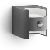 Applique d'extérieur + détecteur de mouvement Grass Philips anthracite LED intégrée 2x 4,5W 1600 Lm