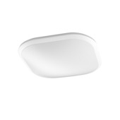 Plafonnier carré LED intégrée Cavanal Philips 1500 Lm 18 W blanc chaud