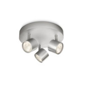 Plafonnier 3 spots Star Philips LED intégré 3W = 35W aluminium