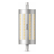 Ampoule crayon LED Philips R7S translucide 150 W blanc dimmable