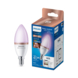 Ampoule flamme LED Philips Smart color E14 40 W dimmable