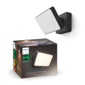 Philips Hue Welcome verstraler zwart - warmwit licht 15W