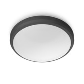 Philips plafondlamp Doris zwart 6w