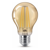 Ampoule LED poire à filamen Philips E27 48W doré non dimmable