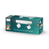 Philips Opbouwspot MyLiving Star LED Wit 2 x 4.5W