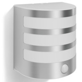 Philips wandlamp Calgary met geïntegreerde LED met bewegingsmelder 3,5W 320 lumen inox