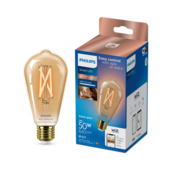 Philips Smart LED edison E27 50 W tunable dimbaar