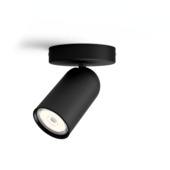 Applique spot Pongee Philips MyLiving noir 