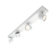 Support 4 spots Philips MyLiving Star blanc LED 4x 4,5W