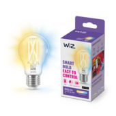 Ampoule poire E27 WiZ Connected translucide 60 W blanc froid à chaud dimmable