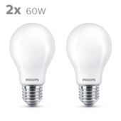 Philips LED peer E27 7 W 2 stuks mat niet dimbaar