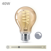 Philips LED peer E27 40 watt 2200K Amber dimbaar