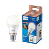 Ampoule poire Philips Smart LED E27 60 W blanc chaud dimmable