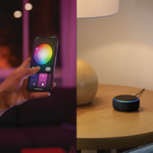 Philips Hue plafondlamp Infuse zwart - wit en gekleurd licht 34W - Ø 38 cm