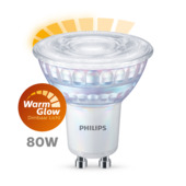 Philips LED spot GU10 80 W warmglow dimbaar