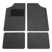 Jeu de tapis de voiture Carpoint universel anthracite