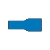 Cosses de câble 1542 bleu Carpoint 6,3x0,8 mm 10 pièces