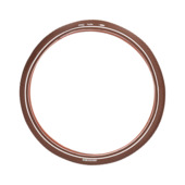 Pneu vélo anti-crevaison réfléchissant Dresco Traveller 28x1.75 (47-622) brun