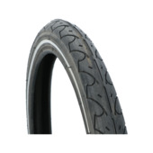 Dresco buitenband Street 16x1.75 (47-305) reflecterend zwart