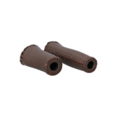 Dresco handvatten Ergo leer bruin 135/92 mm