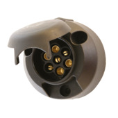 Carpoint 7-polige stekkerdoos kunststof met mistlampschakeling