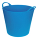 Seau souple 42 L bleu clair