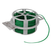 Talen tools bindband groen geplastificeerd metalen kern 50 m