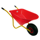 Brouette pour enfants plastique rouge 60 x 43 cm