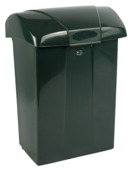 Brievenbus Kunststof Groen met slot