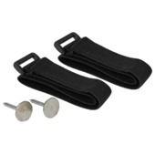 Klittenboomband met gesp 40x2,5 cm 2 stuks