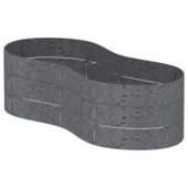 Flex Garden grijs 130 cm 3x14 cm