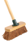 Balai en fibres de coco GAMMA manche 75 cm