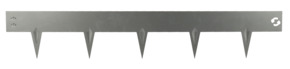 Bordure de pelouse en métal galva 1 m