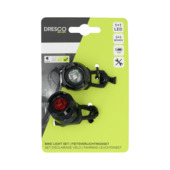 Kit d’éclairage vélo Dresco Bullet avec piles