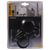 CanDo leuninghouder Rotterdam Mat Zwart (2 stuks)