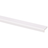 Latte d'angle pin prépeint blanc 12x32 mm 270 cm