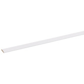Afdeklijst MDF folie wit 4x22mm 260cm
