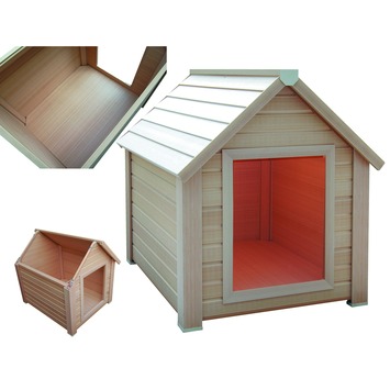 Hondenhok chalet 81x80x80 cm