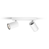 Support 2 spots Kosipo Philips blanc