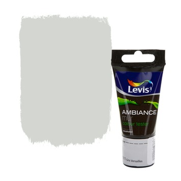 Peinture mur Ambiance Gris Versailles extra mat 1 L LEVIS